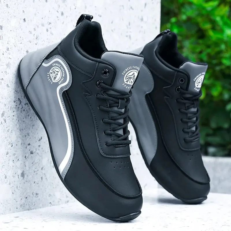 Men'S Shoes New Casual Sneakers Shock-Absorbing Breathable Running Shoes Men'S Wear-Resistant Thick-Soled Skate Shoes