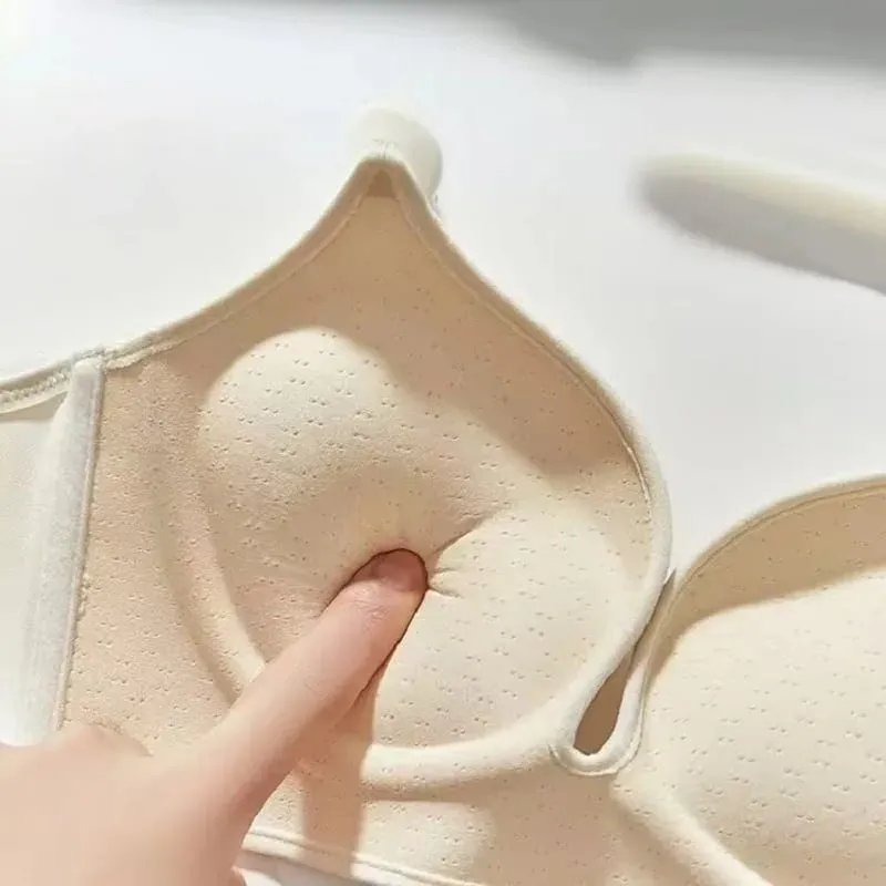 New 10cm Push Up Bra for Small Breasts Ultra Thick Lingerie Seamless T-Shirt Bras with 3D Memory Foam Cups