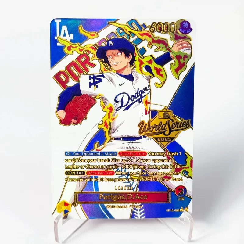 One Piece US College Basketball Luffy Promo Card Straw Hat Crew Anime Collectibles Replica High Quality Cards Foil Texture Card