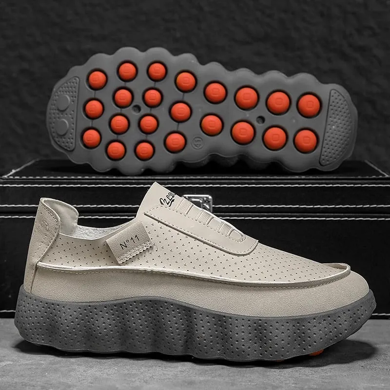 Outdoor Walking Jogging Footwear Sneakers New Casual Shoes Autumn Men Chunky Platform Non Slip Male Breathable Running Shoes