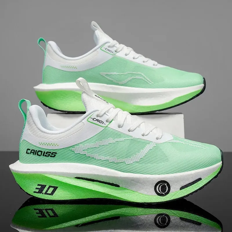 Running Shoes Unisex Speciality Marathon Sports Men Breathable Lightweight Carbon Board Women's Comfor Athletic Nonskid Sneakers