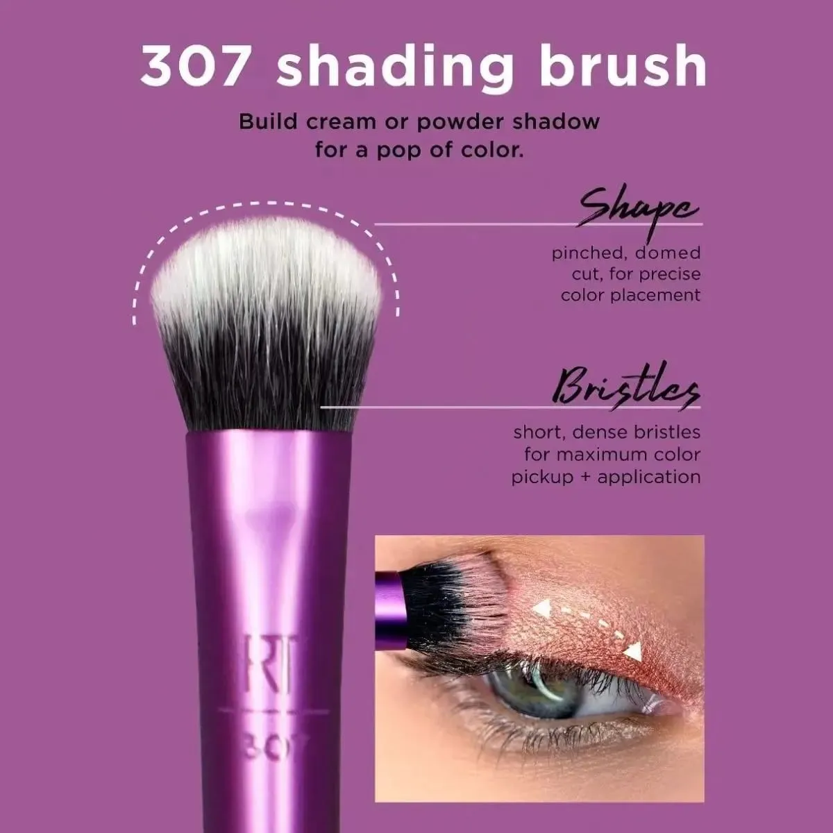 8pcs/Set Eye Makeup Brushes Soft Synthetic Hair Makeup Tool Kit Suitable for Beginners