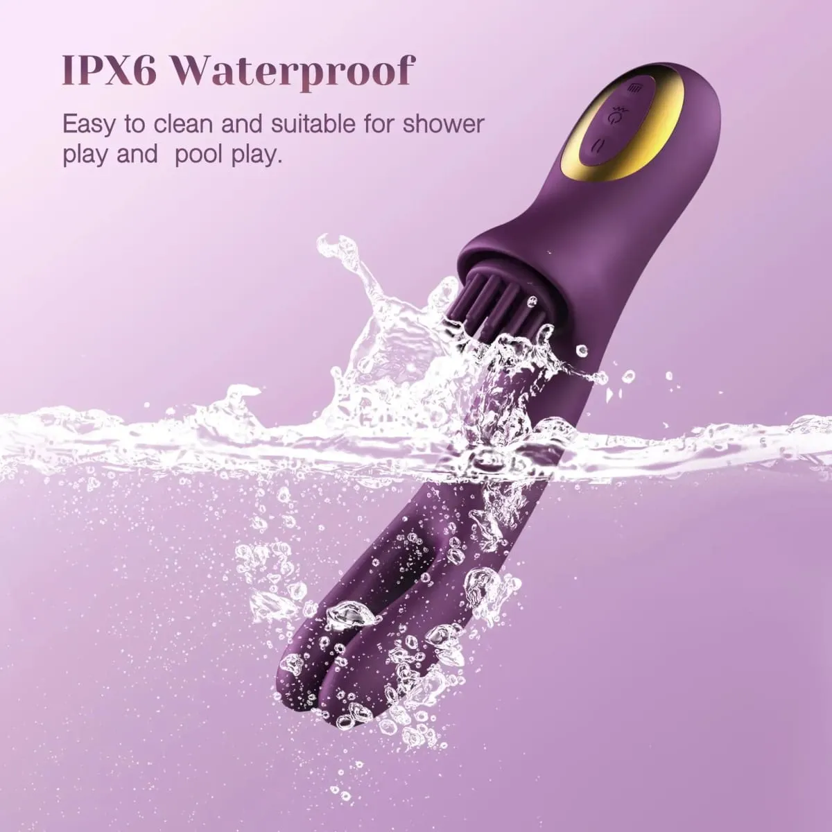 Y-Pao Rabbit Vibrador for Women 3-in-1 G-Spot Clitoral Stimulation Adult Sex Toys Tickling Come-Hither Motion Female Masturbator