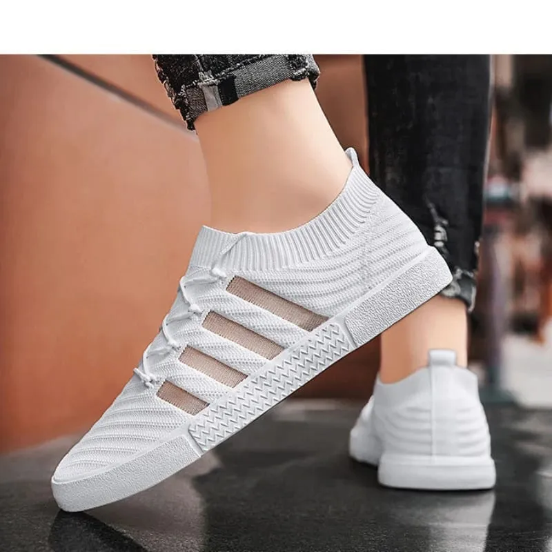 2022 Nieuwe Super Licht Mesh Mannen Running Sneakers Mode Trend Lace-Up Sportschoenen Ademend Tenis Masculino Comfort Anti-slip