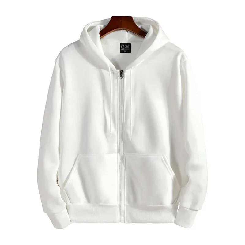 Zipper hoodie new men's autumn and winter long-sleeved hoodie fashionable and casual men's wear sportswear loose clothing