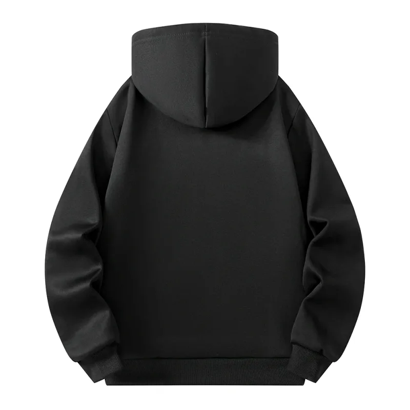 Men's Half Zip Hoodie With Personalized Spider Print Street Style Casual Sweatshirt Autumn And Winter Trendy Fitness Commute Top