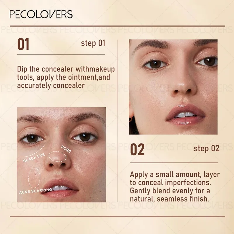6PCS/SET All-in-One Face Base Kit Meminimumkan Liang Primer Stick 3-Warna Palet Concealer Dengan Berus Foundation Bebas Minyak