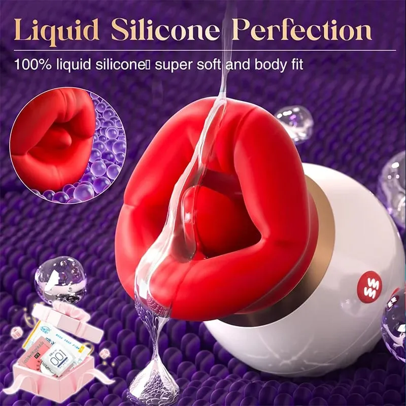 Powerful sucking vibrator female tongue licking sex toys sucker female oral nipple stimulator adult electric sex toys.