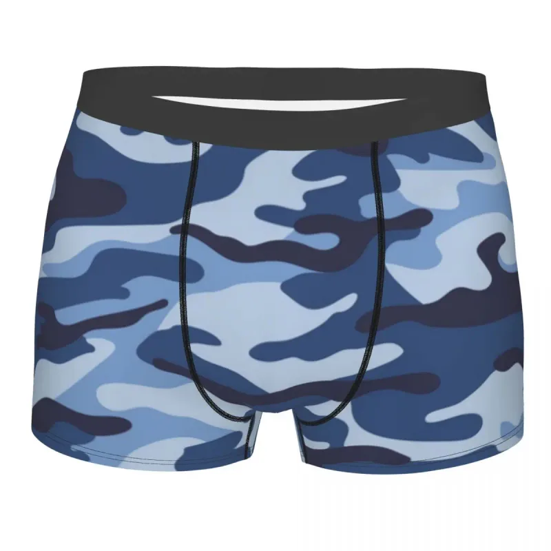 Male Cool WW2 Camo Underwear Germany Arm Military Camouflage Boxer Briefs Stretch Shorts Panties Underpants