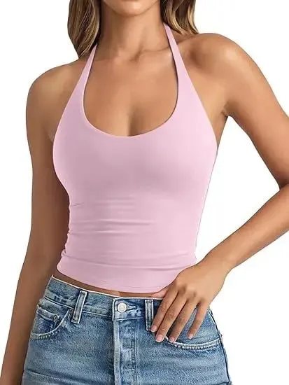 2026 Spring New Arrival European American Style Solid Color Slim Fit Cami Tank Top Women Trendy Hot Girl Sleeveless Top — image 5