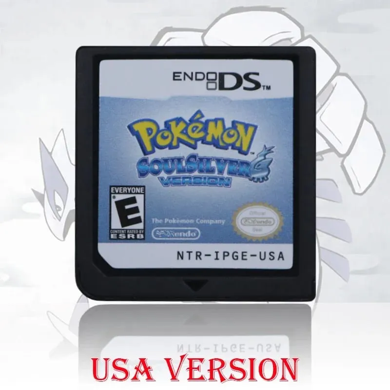 NOE/ESP/ITA/FRA/USA/EUR/AUS Version Pokemon HeartGold SoulSilver Platinum Diamond PearlVideo Game Card For DS 2DS 3DS Console