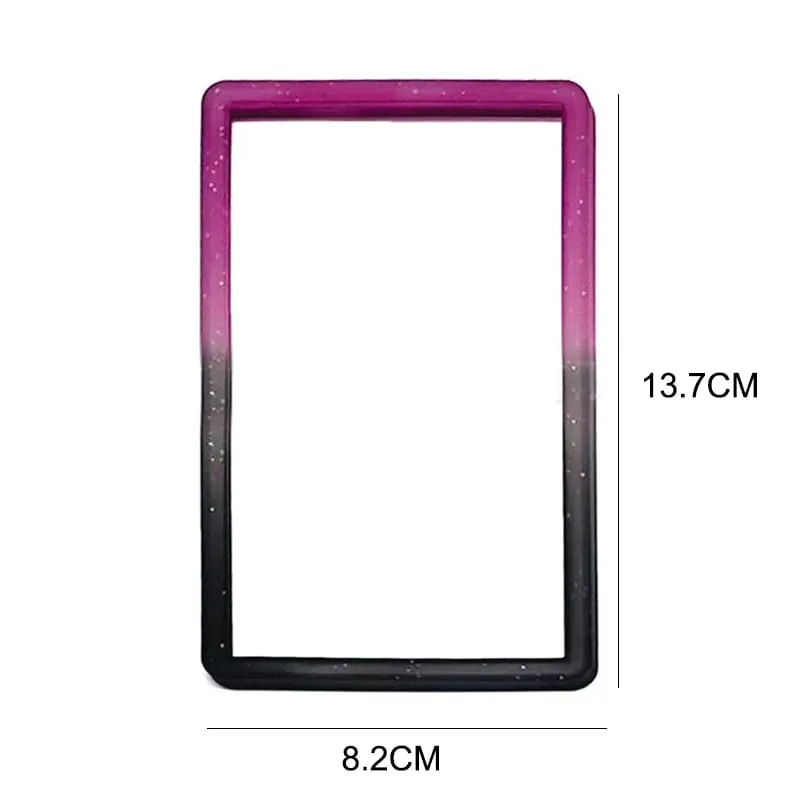 Gradient Silicone Bumper Case Guard Protector Display Sleeves Skin TPU for 35PT Graded Card Slab Sports Game Storage Holder