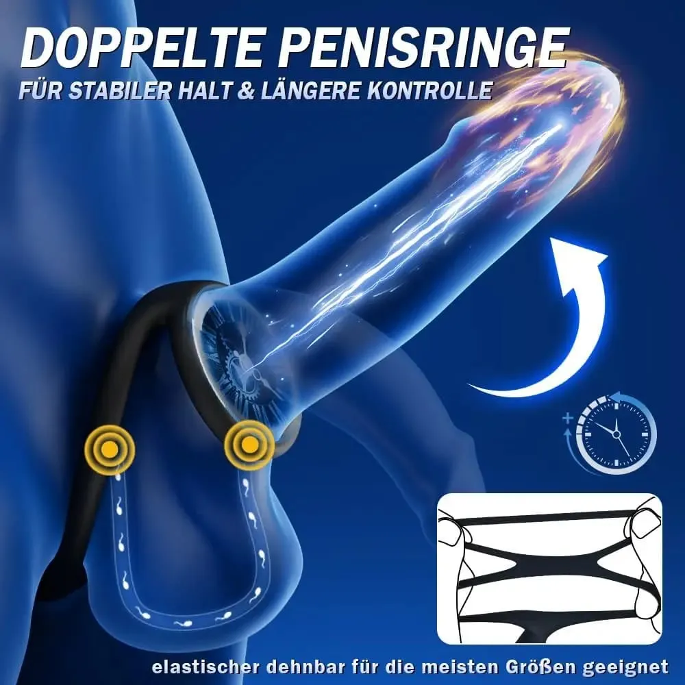 Anal Vibrator Male Sex Toys for Men Prostate Massager With Penis Ring Remote Anal Toy Adults Product Butt Plug for Women Gay — image 2