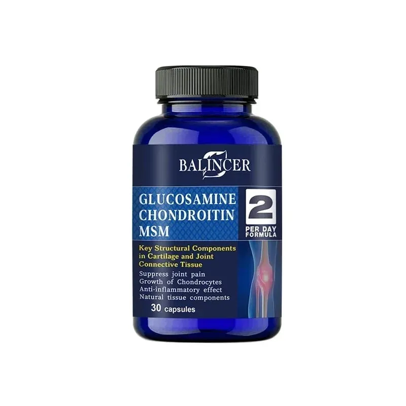 Glucosamine & Chondroitin & MSM 3-in-1 - Antioxidant Joint Health Support for Bone and Cartilage Health