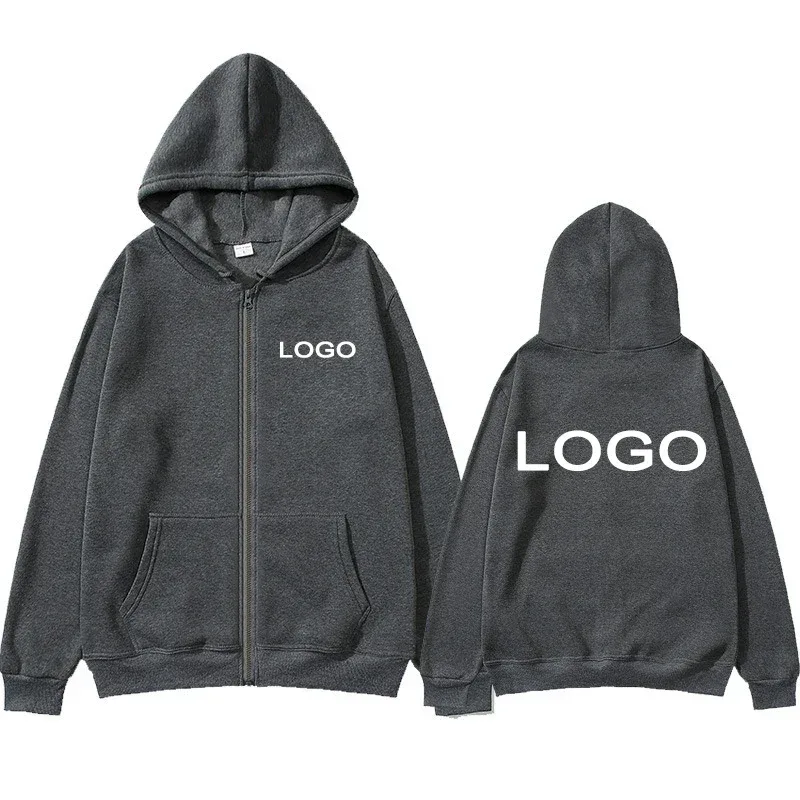 Personalizado impresso zíper hoodies moda masculina manga longa zíper até camisolas femininas casual personalidade com capuz pulôver sudadera