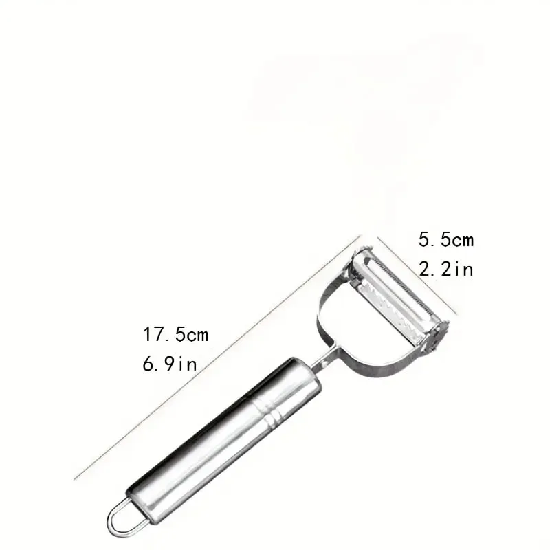 Stainless Steel Vegetable Peeler Multi Function Fruit Peeling Tool Potato Carrot Cucumber Shredder Kitchen Cooking Gadget