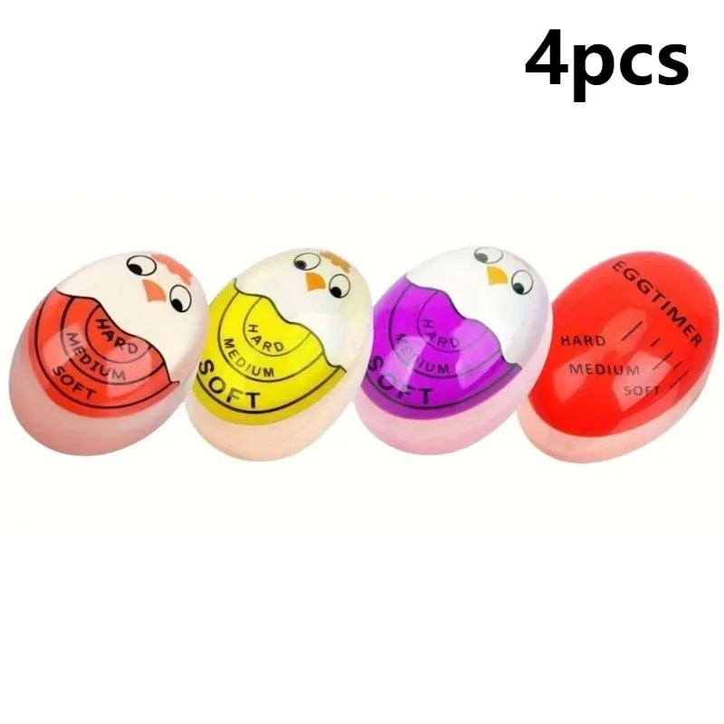 DU Egg Timer Color Changing Indicator Kitchen Boiled Egg Timer Resin Perfect Boiled Eggs By Temperature Home Kitchen Gadget