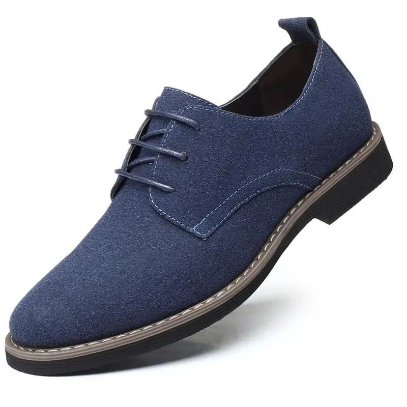 Mens Dress Shoes Legitimate Leather Shoe PU Suede Casual Men Designer Social Male Black Business Luxury Men's Wedding Summer Man
