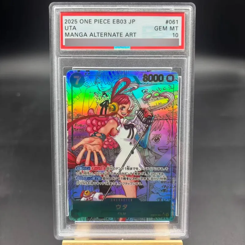 DIY ONE PIECE English Silver Nika Luffy Rating Card OPCG Hancock Ace Teach Zoro Copy Version Anime Collection Cards Gift Toy