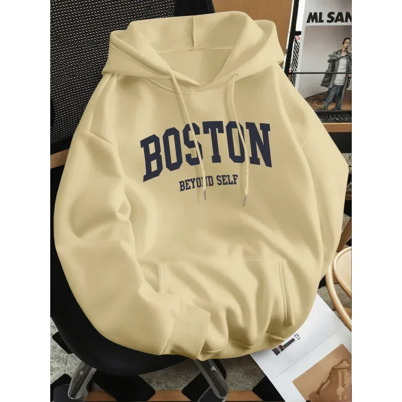 2026 New Men's Loose Hoodie Thin Spring Autumn Versatile Casual No Pilling Fade Resistant