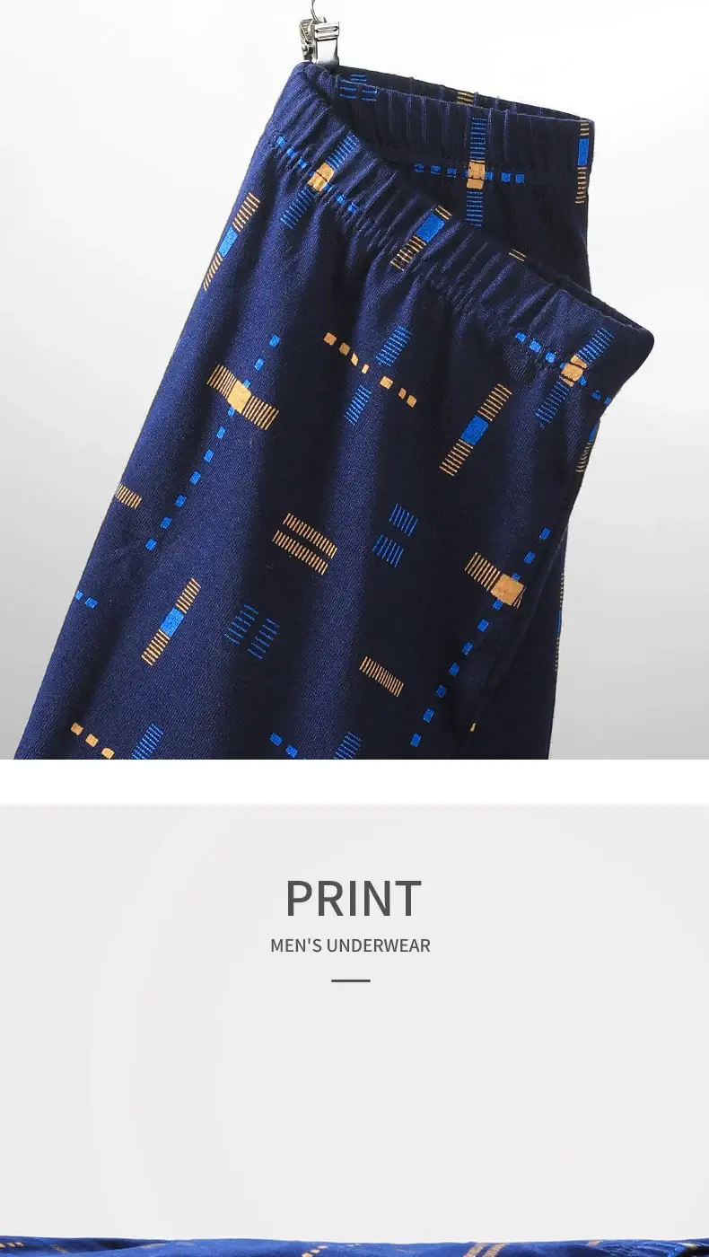 Herrunderkläder i ren bomull herrsportboxershorts stora boxershorts bekväma pojkkalsonger som andas trendiga
