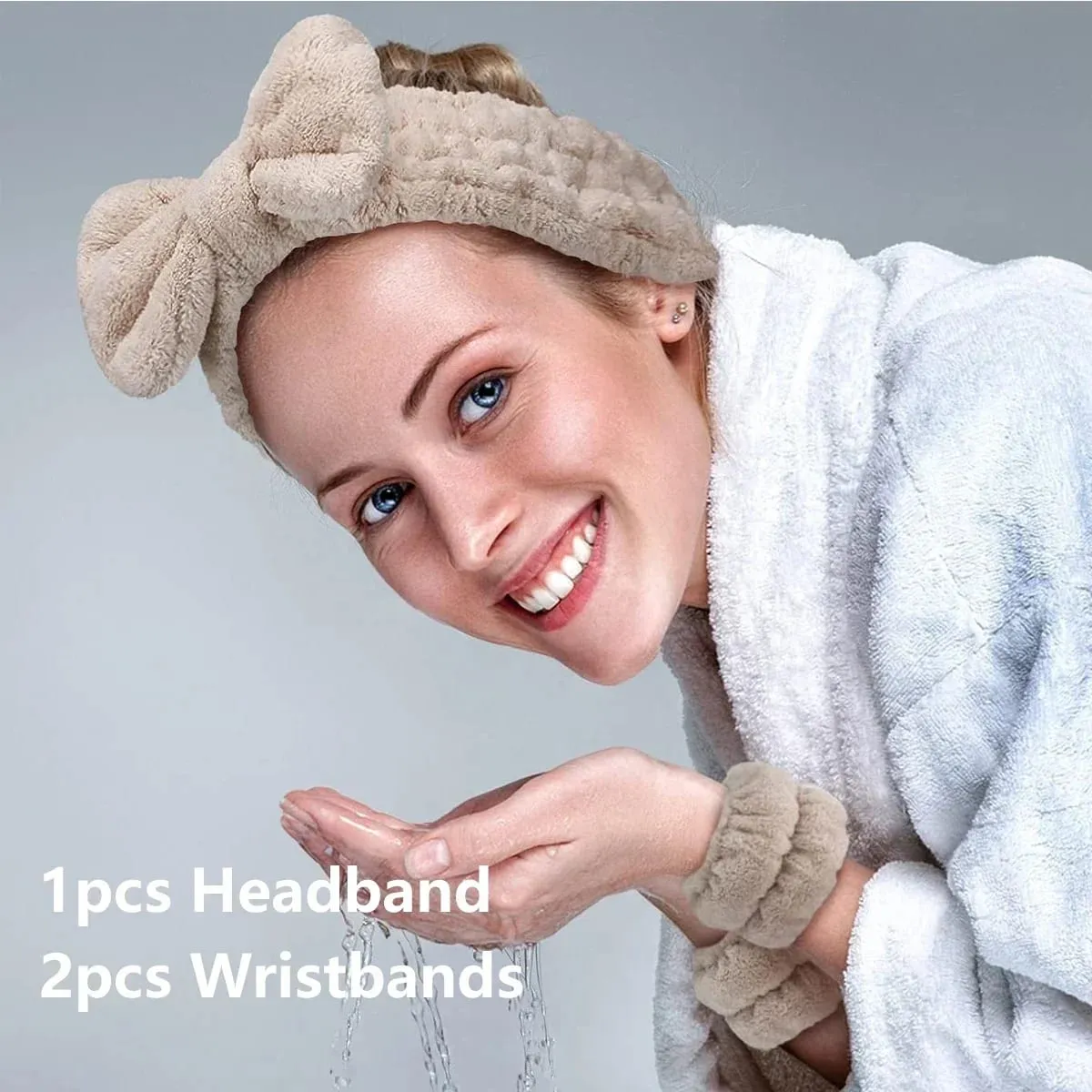 20/40Pcs Makeup Brushes and Sponges Set Brown Makeup Puff Beauty Egg Headband Wristband Remover Kit Makeup Tool Gift