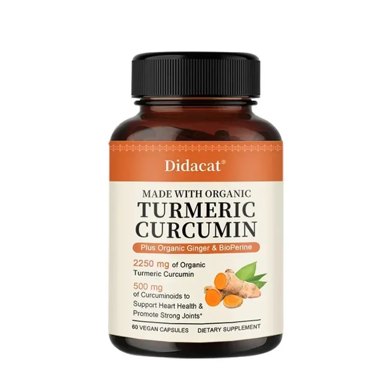Turmeric Curcumin Capsules 2250mg Herbal Extract 95% Curcuminoids with Black Pepper Powerful Joint Support