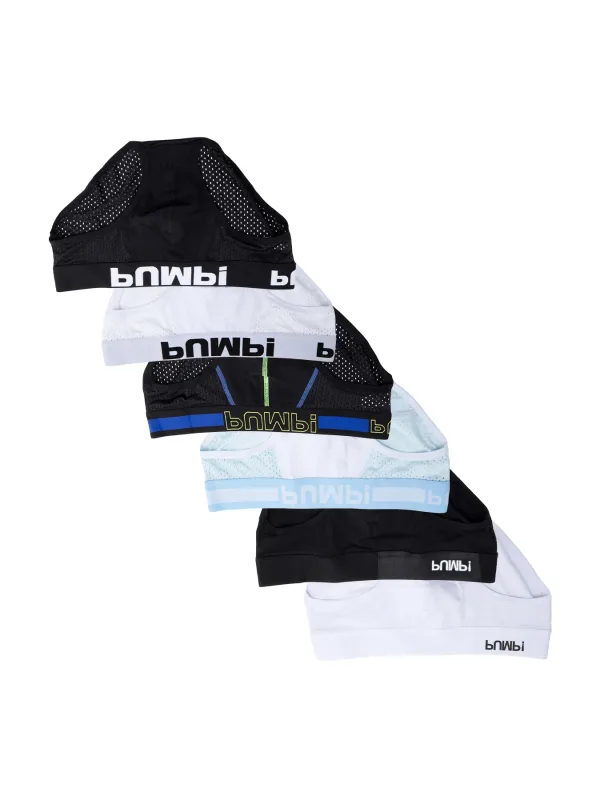 6pcs/lot Hollow Breathable Mens Bikini Jockstrap Briefs Mens Panties Sexy Sissy Men Underwear Gays Men Brief Underpants