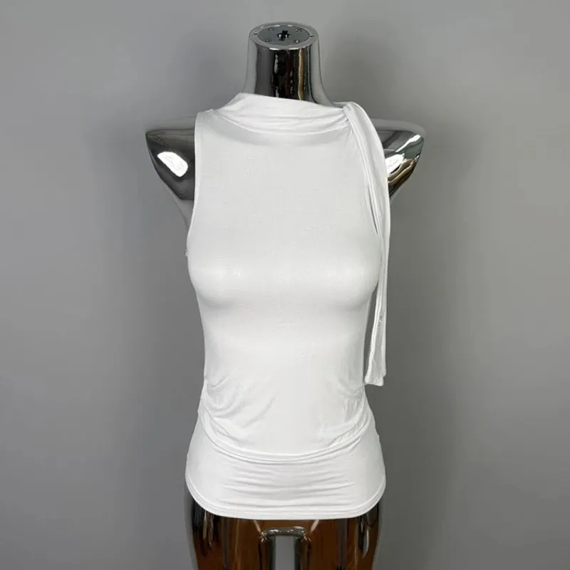 2026 Sexy Pure Desire Design Slim Women Bodycon Camisole Korean Dongdaemun Sleeveless Tank Top Solid Versatile Base Layer Top