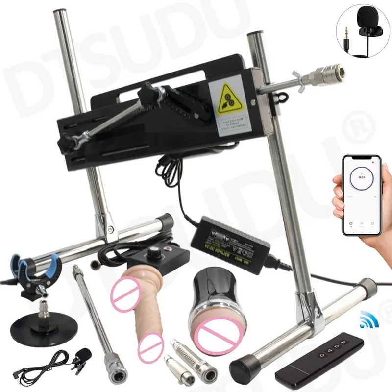 Dildo-120W Awtomatikong Dildo Machine 3-15cm Super Silent Masturbation Dildo Sex Machine Mga Pang-adultong Couple Sex Toy Babae Lalaki Sex Toy