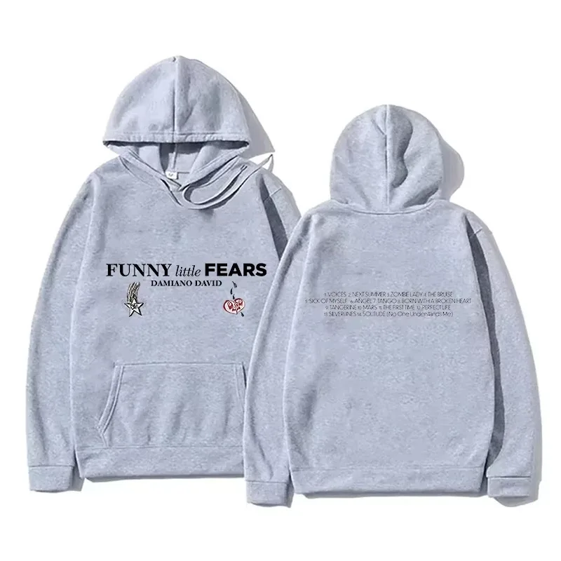 Little Fears Mikiny Pánské oblečení Móda Ženy Harajuku Estetické Grafické Mikiny Mikiny High Street