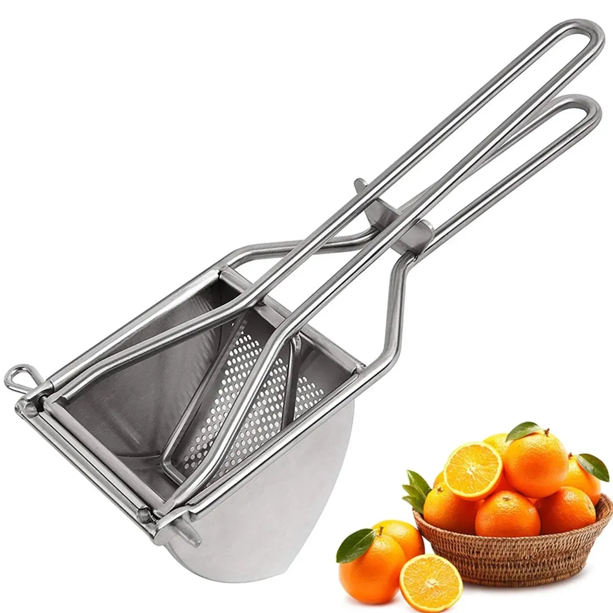Fruit Vegetable Juicer Potato Ricer Stainless Steel Potato Masher Heavy Duty Potato Ricer Masher for Baby Food kitchen items