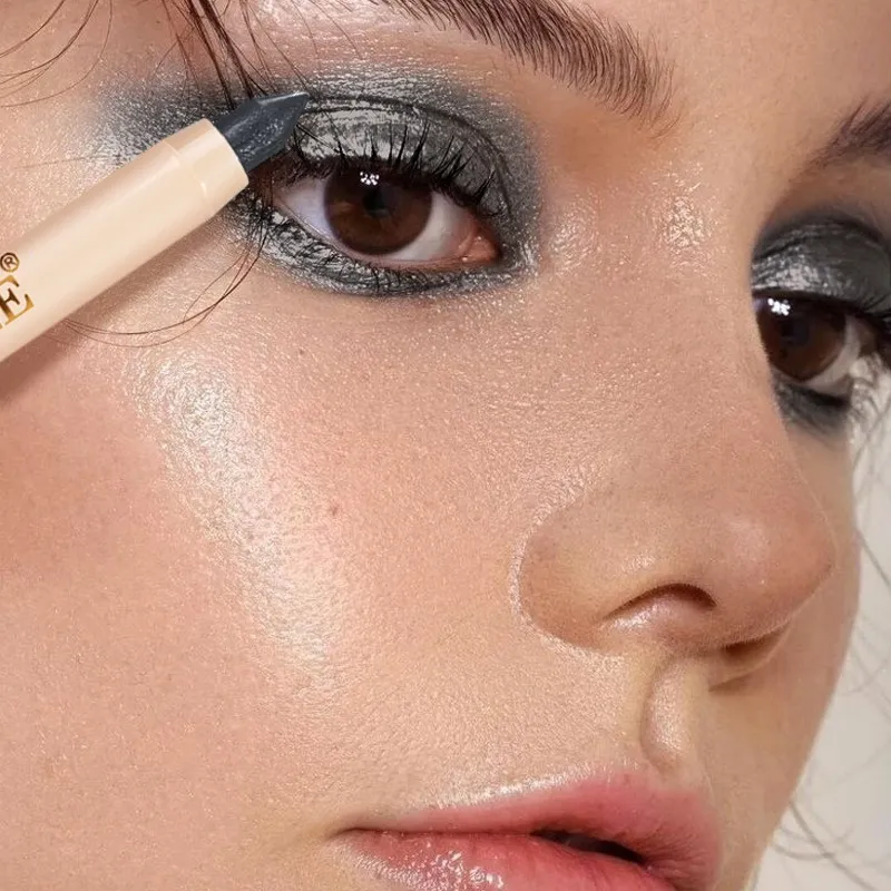 1PC Pearlescent Eyeshadow Sticks High Pigmented Eyeshadow Pencil Glitter Waterproof Long-Lasting Eye Makeup Non-Smudged