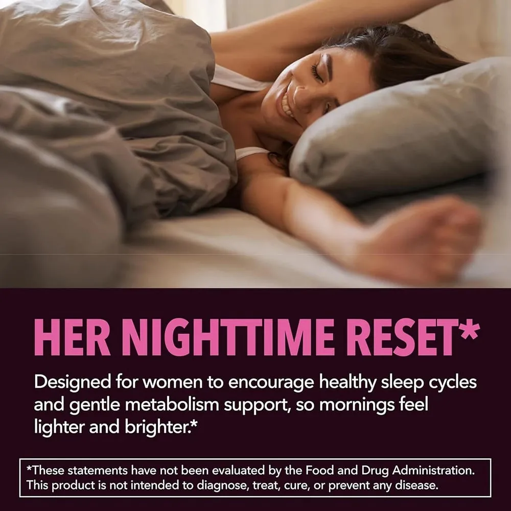 Night Time Weight Loss Pills for Women Appetite Suppressant & Metabolism Booster Nighttime Supplement Slimming While You Sleep