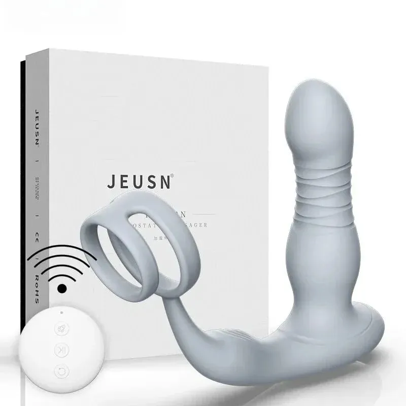 2026 Male Prostate Massager Vibrator Thrusting Anal Butt Plug Dildo Sex Toys for Men Remote Control Electric Butt Plug Adult 18+