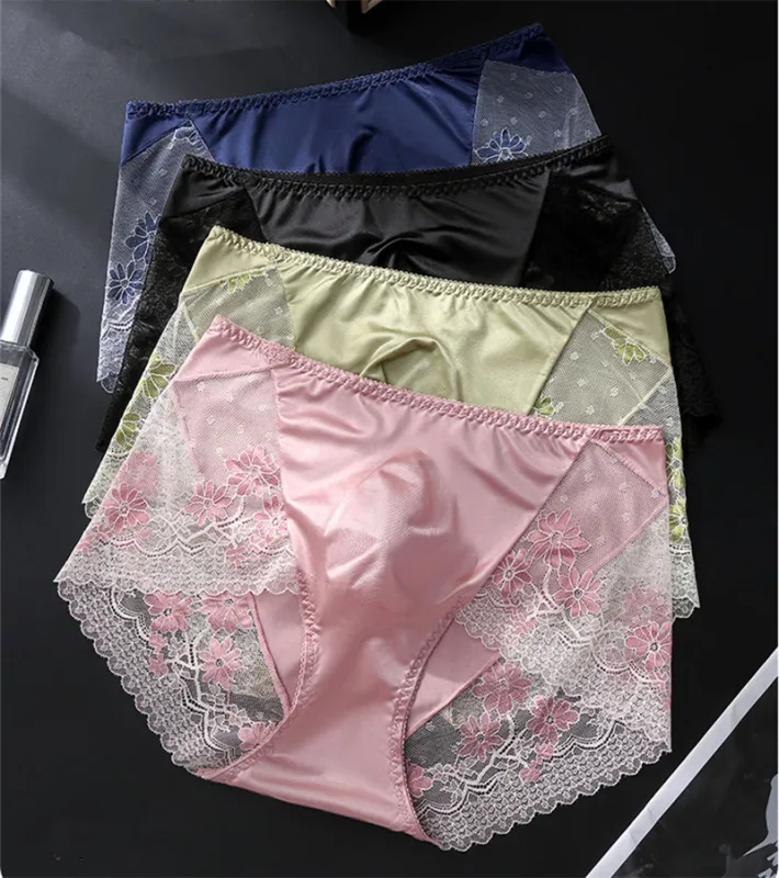 Seluar dalam lelaki Baharu cuecas mewah ringan masculino dewasa 18 saiz plus renda satin beg 3D calzoncillos hombre sexys shopping tøy