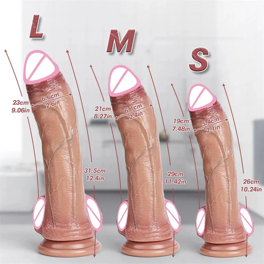 Realistic Long Dildo Female Sex Toy Silicon Large Penis with Suction Cup Female Masturbator Anal Sex Product Adult Sex Toy