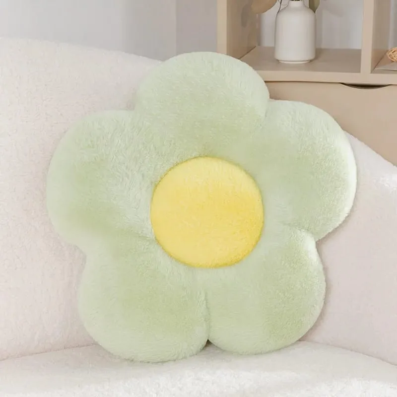 45CM Flower Cushion Soft Nap Pillow Home Colorful Sunflowers Chair Pillow For Office Classroom Home Bedroom Girls Birthday Gift