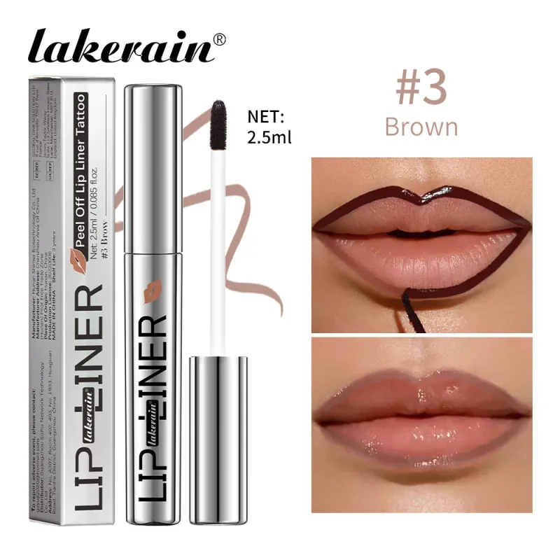 Peel Off Lip Stain Magic Lips Tattoo Long Lasting Waterproof Smudge Proof Transfer Proof เครื่องสำอางค์ Matte Lip Liner ดินสอ