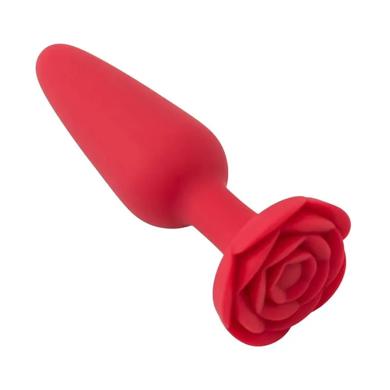 Silicone Dildo Anal Butt Plug Rose Base Anal Toys Anal Plug for Woman Adults Games Sex Toys for Women Anal Trainer Sex Shop