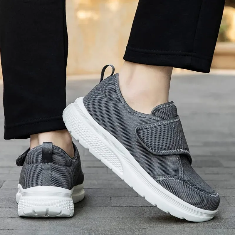New Wide Toe Men Barefoot Shoes Orthopedics Wide Feet Swollen Shoes Comfortable Diabetic Shoes Walking Shoes Men's Shoes