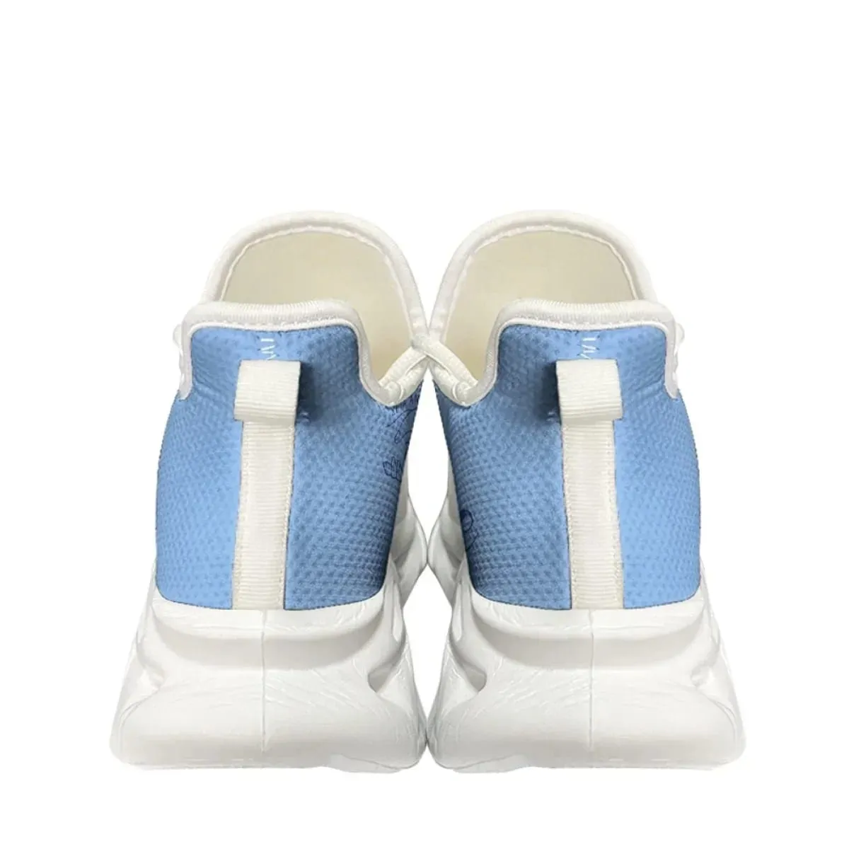 Zeta Amicae New Trend 3D Print Casual Mesh Sneakers for Women Lightweight Lace up Shoes Friends of Zeta Platform Shoes Female