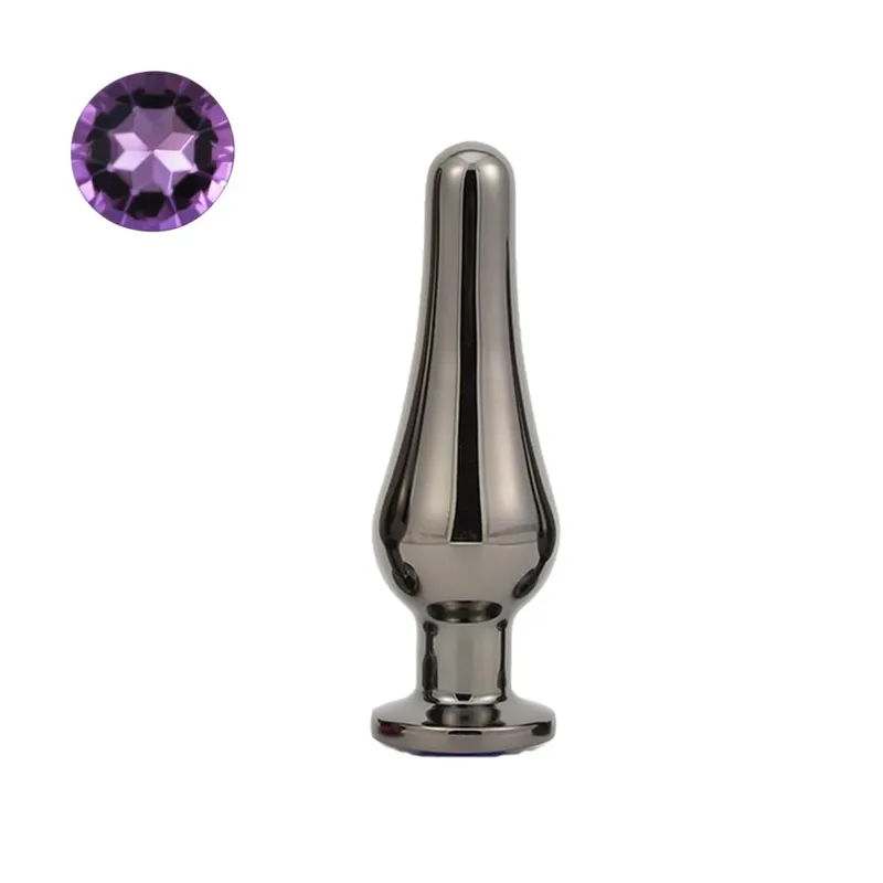 Gun Farbe Edelstahl Anal Plug Dildo Sex Spielzeug Produkte 3 Größen Butt Plug Für Frauen Sex Erwachsene Spiel Prostata massager — image 18