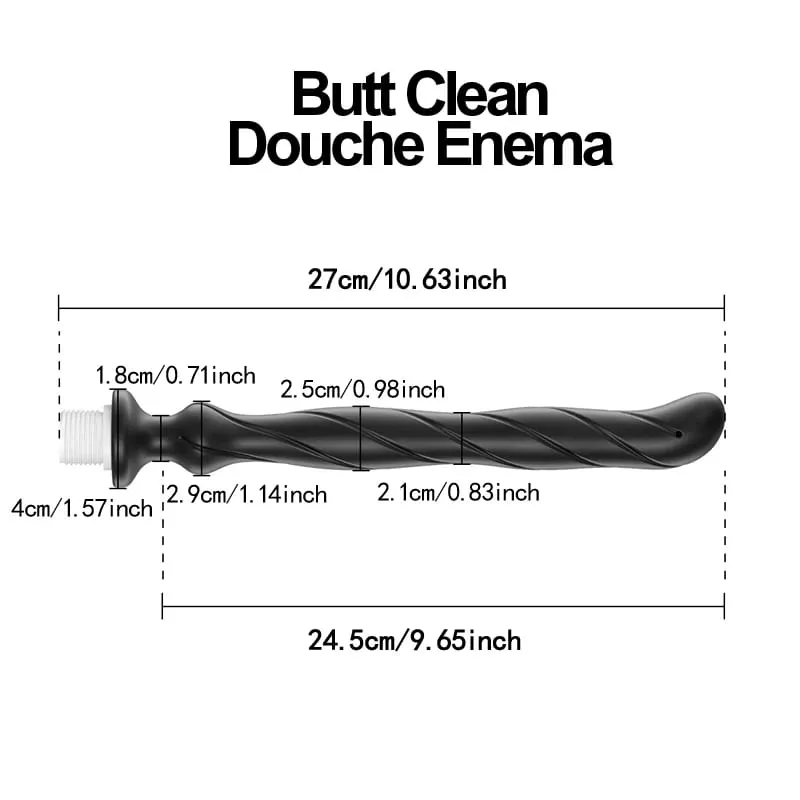 Silicone Anal Vaginal Douche Butt Plug Multi-Function Enema Plug-In Shower Anal Dilators Adults Sex Toys Adult Sex Toys