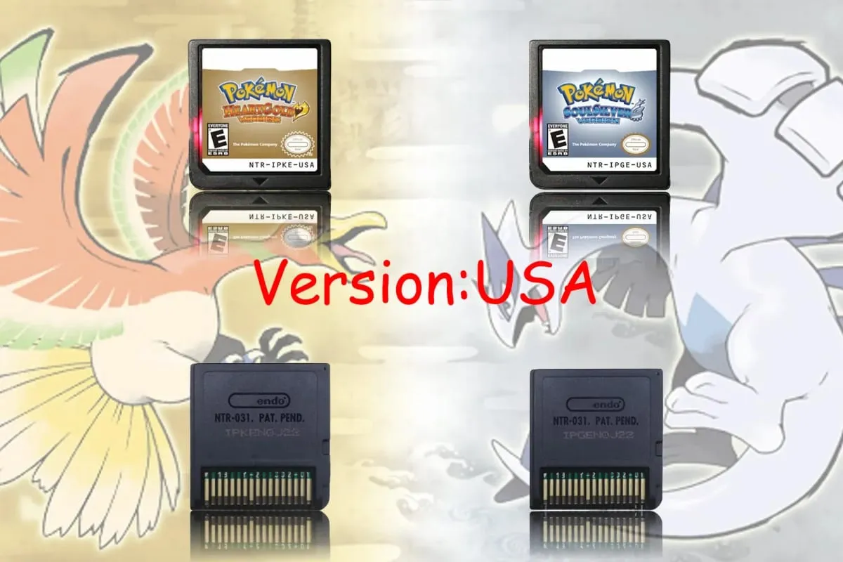 Pokemon Series DS Game Cartridge Diamond Platinum Pearl HeartGold SoulSilver Black White Multilingual for NDS/2DS