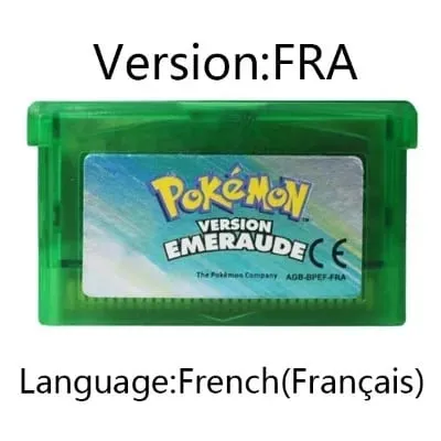 GBA Game Pokemon Series Video Game Cartridge Console Card Pokemon Emerald FireRed Ruby LeafGreen Sapphire Multi-language