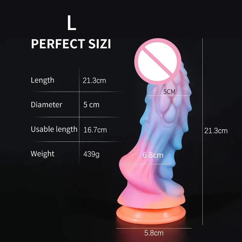 Realistic Soft Horse Dildo for Women Silicone with Strong Suction Cup Play Masturbator G Spot Masturbation Dick Adult Sex Toys