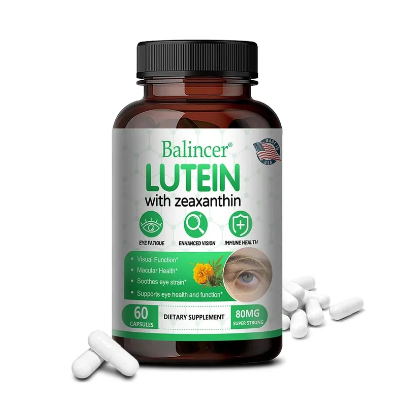 Lutein 40mg + Zeaxanthin Capsules - Eye Health & Blue Light Protection Antioxidant Supports Macula & Retina Health