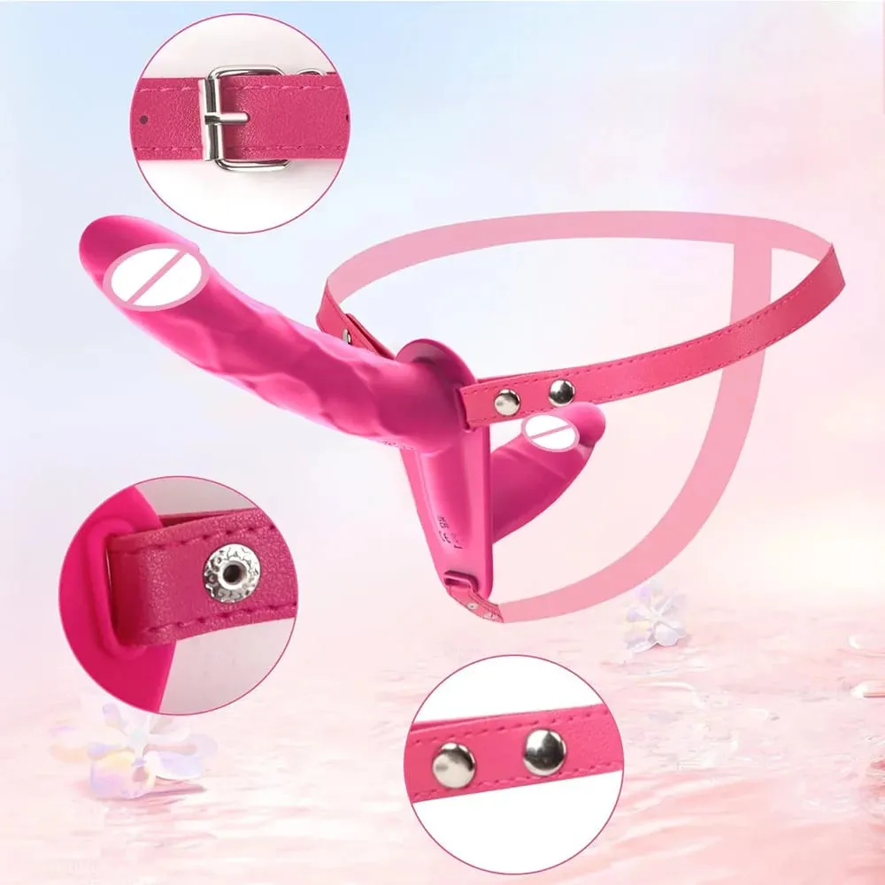 Wearable Double Vibrators Penetration G-Spot Strap On Dildo Panties for Lesbian Vagina Massager Couples Sex Toys Adult Products
