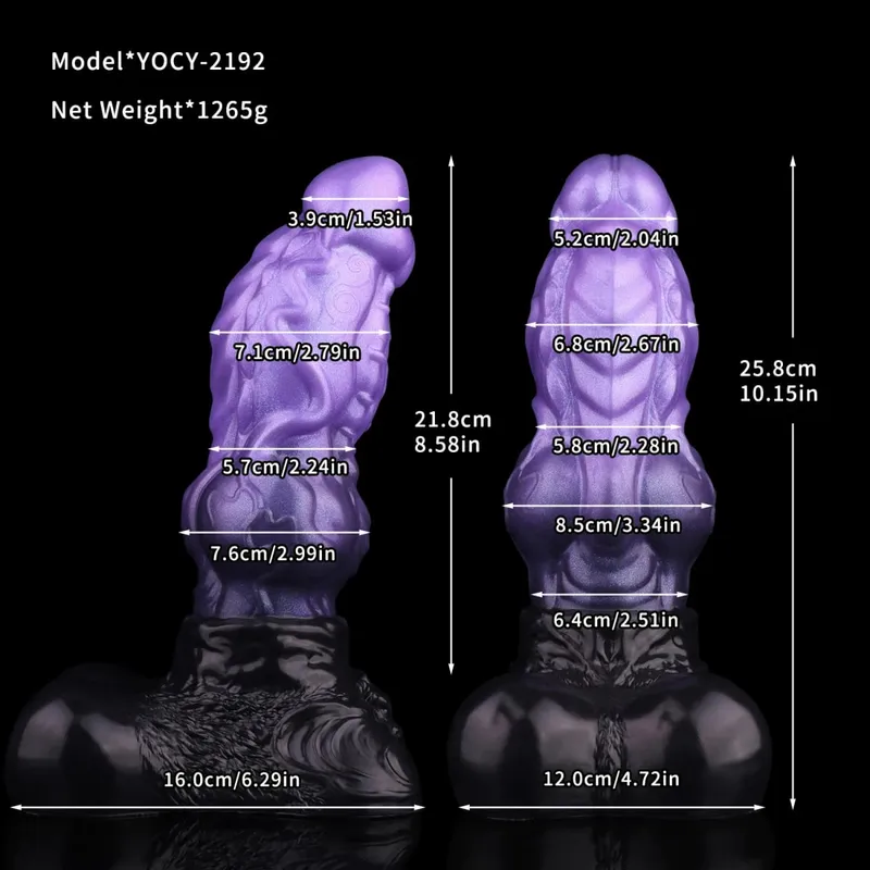 Double Layer Silicone Fantasy Dog Knot Dildo Blue Butt Plug with Sucker Anal Dilator Masturbate Sex toy for Adult 18+